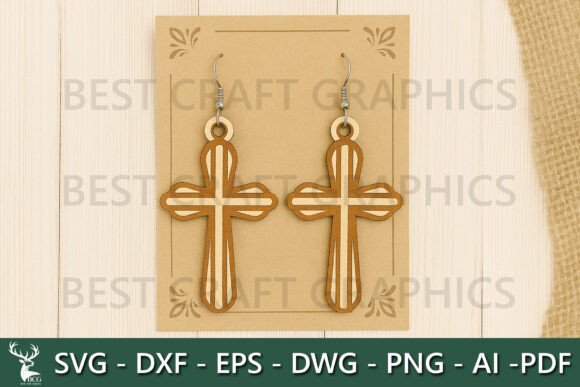 Angel Earrings SVG: A Graceful Touch for Laser Cutting