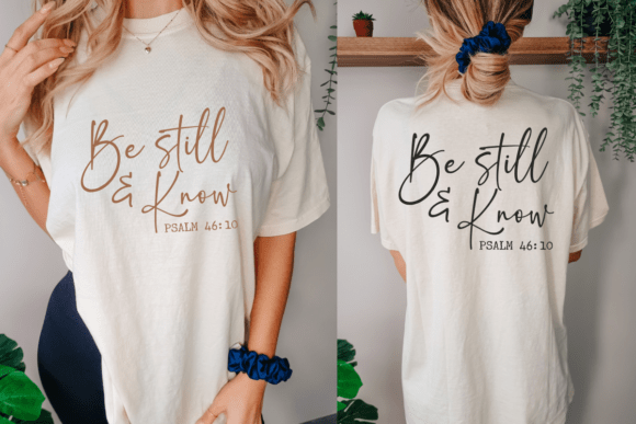 Be Still and Know SVG: A Versatile Graphics Asset for Crafts