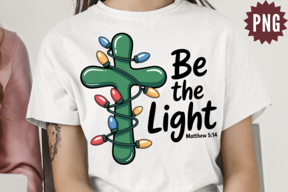 Be the Light PNG: A Versatile Christian Christmas Graphic