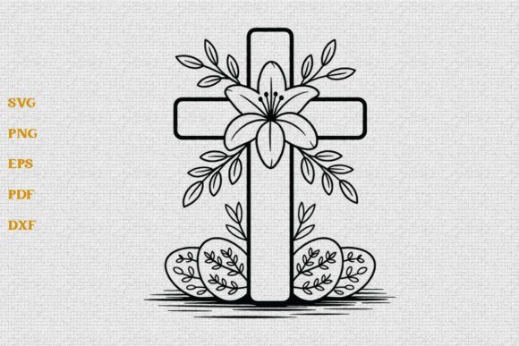 Christian Easter SVG Faith Cross: A Versatile Graphics Asset for Crafts