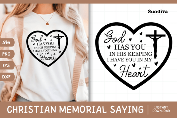 Christian Memorial Quote SVG 23 for Graphics and Crafts