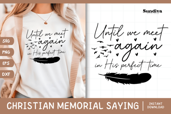 Christian Memorial Quote SVG 8 for Graphics and Crafts