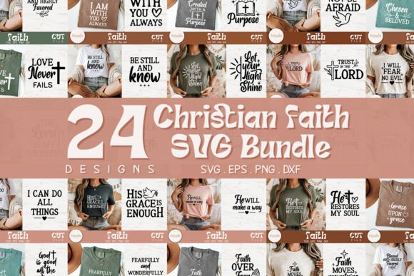 Christian SVG Bundle: Perfect for Crafts and Graphics