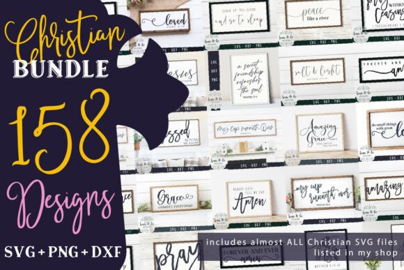 Christian SVG Bundle: Perfect Graphics for Crafts