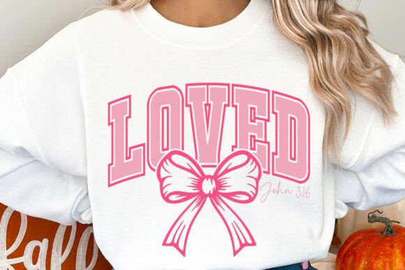 Christian Valentines Loved John SVG PNG for Crafts and Graphics