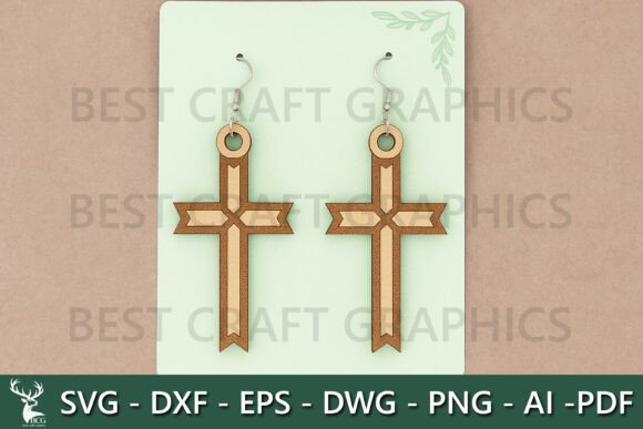 He is Risen Earrings: A Laser Cut Design for Faithful Elegance
