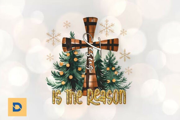 Jesus is the Reason Christmas PNG: Perfect for Festive Crafts and Graphics