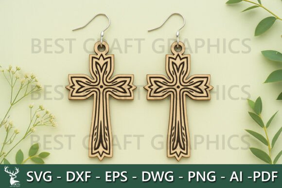 Layered Wood Earrings: A Faithful Laser Cut Design