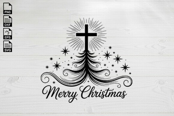 Review: Merry Christmas Tree SVG Christian