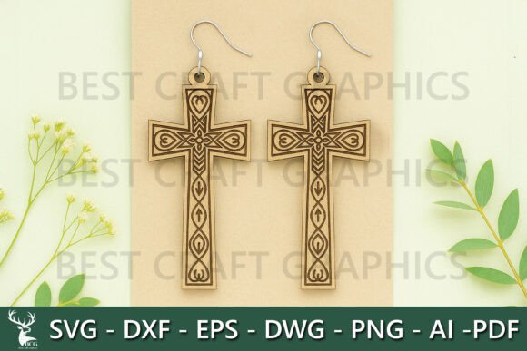 Reviewing God is Love Earrings – Laser Cut Wood Design